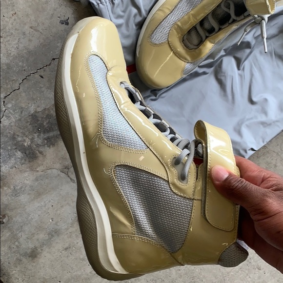 Prada sneakers no box missing insoles sz9.5 10.5us - Picture 2 of 7